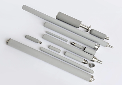Powder Sintered Filter Elements of Different Materials
